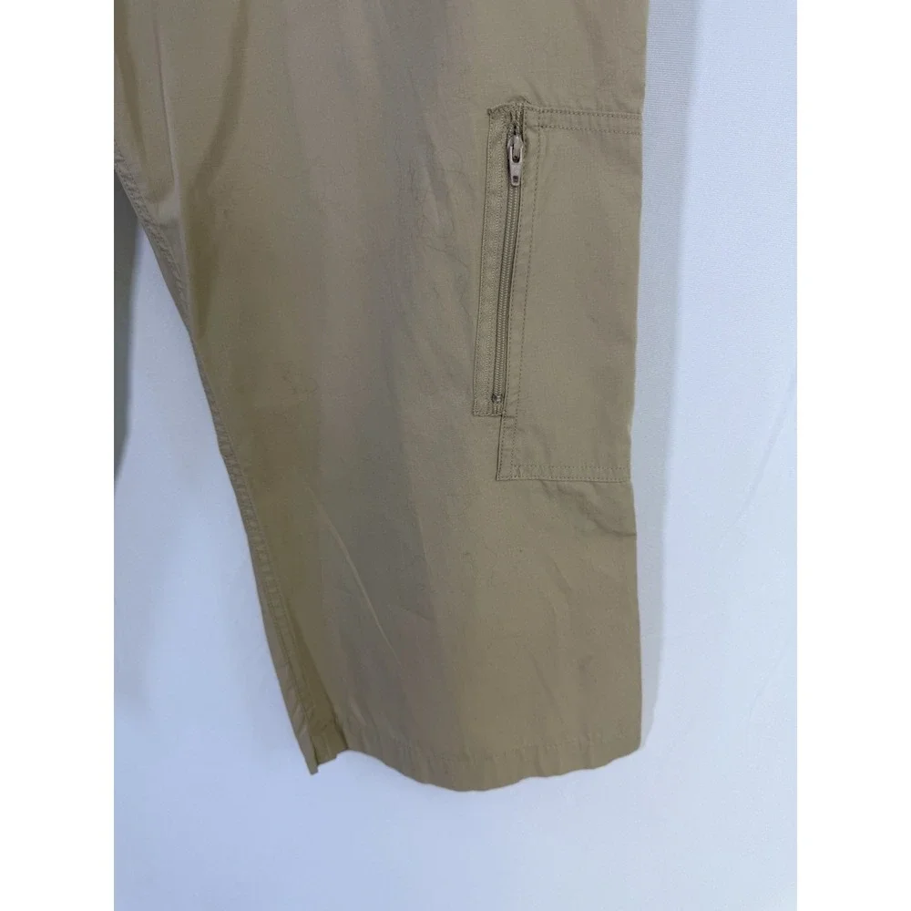 Lauren Ralph Lauren Utility Cargo Capri Pants Womens Size‎ 16 NWOT Tan